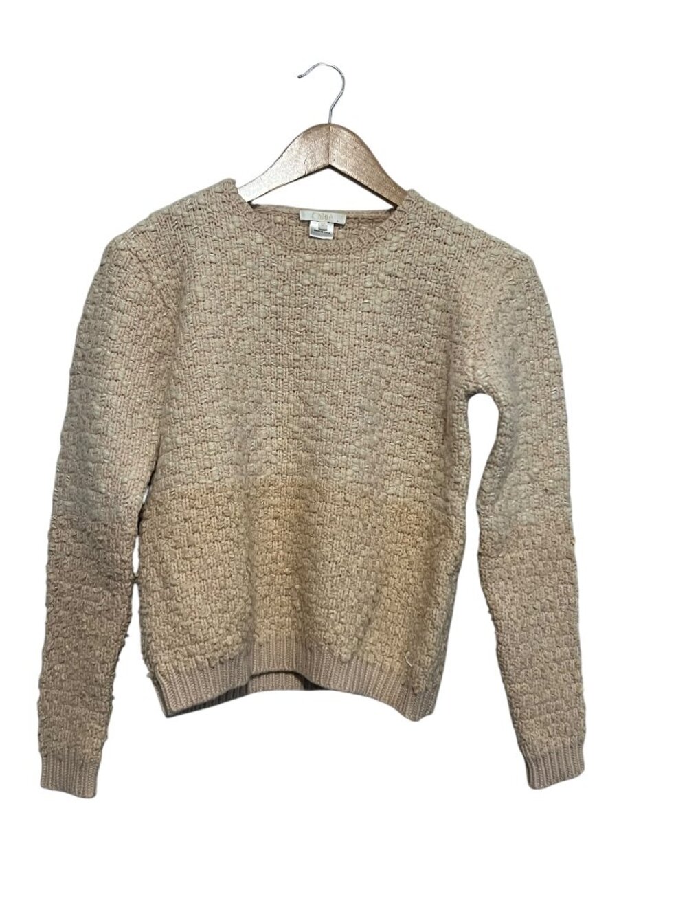 Chloe Kids Sweater Size 12 Crochet Wool
